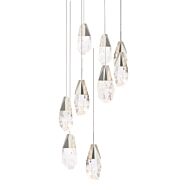 Martini LED Pendant in Polished Nickel by Schonbek Beyond