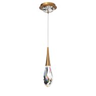 Hibiscus LED Mini Pendant in Aged Brass by Schonbek Beyond