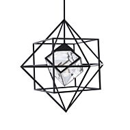 Heracles LED Pendant in Black by Schonbek Beyond