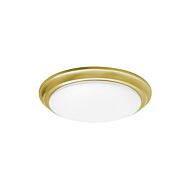 Baron LED Flush Mount in Satin Brass by AFX Lighting