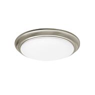 Baron LED Flush Mount in Satin Nickel by AFX Lighting