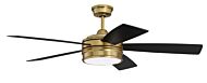 Craftmade 52 Inch Braxton Ceiling Fan in Satin Brass