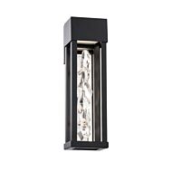 Polar LED Outdoor Wall Sconce in Black by Schonbek Beyond