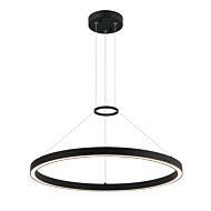 O'Hara 1-Light LED Chandelier in Matte Black