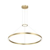 O'Hara LED Chandelier in Brushed Gold by Matteo Lighting