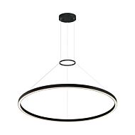 O'Hara LED Chandelier in Matte Black by Matteo Lighting