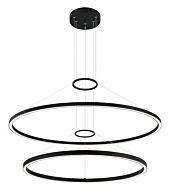 O'Hara 1-Light LED Chandelier in Matte Black