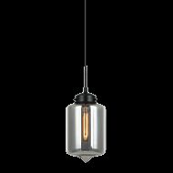 Matteo Irresistible Organic Charm 1 Light Pendant Light In Smoke