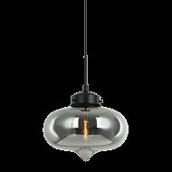 Matteo Irresistible Organic Charm 1 Light Pendant Light In Smoke