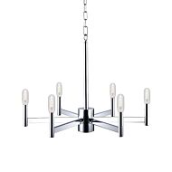 Matteo Euryale 6 Light Chandelier In Chrome