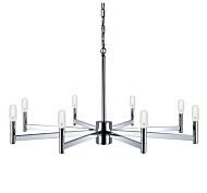 Matteo Euryale 8 Light Chandelier In Chrome