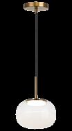 Jayce LED Pendant in Aged Gold Brass by Matteo Lighting