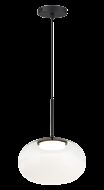 Jayce LED Pendant in Matte Black by Matteo Lighting