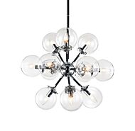 Matteo Soleil 12 Light Chandelier In Chrome