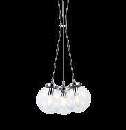 Matteo The Bougie 3 Light Pendant Light In Chrome