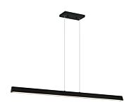 Isosceles LED Chandelier in Matte Black by Matteo Lighting