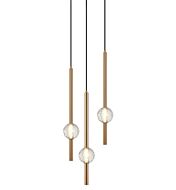 Windchimer Three Light Pendant in  by Matteo Lighting