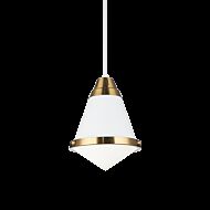 Matteo Lloyd 1 Light Pendant Light In White