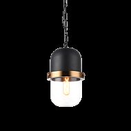 Matteo Tillie 1 Light Pendant Light In Matte Black