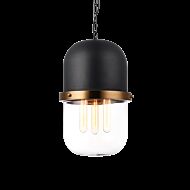 Matteo Tillie 3 Light Pendant Light In Matte Black