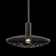 Matteo Compton 1 Light Pendant Light In Matte Black