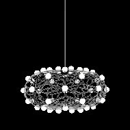 Matteo Coral 56 Light Chandelier In Black