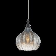 Matteo Renity 1 Light Pendant Light In Smoke