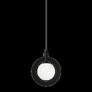 Matteo Astro 1 Light Pendant Light In Black