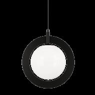 Matteo Astro 1 Light Pendant Light In Black