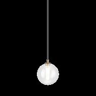 Matteo Magma 1 Light Pendant Light In Clear