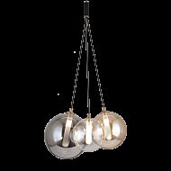 Matteo Magma 3 Light Chandelier In Black