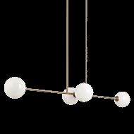 Matteo Novo 4 Light Chandelier In Aged Gold Brass