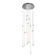 Caden LED Pendant in Satin Nickel