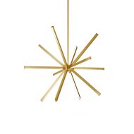 Sirius LED Chandelier in Brushed Gold by Kuzco Lighting