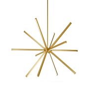 Sirius LED Chandelier in Brushed Gold by Kuzco Lighting