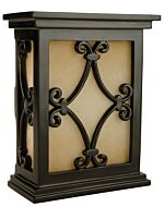 Teiber Hand Carved Scroll Design Door Chime in Black