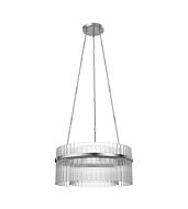 Alora Carlisle 12 Light Chandelier in Polished Nickel