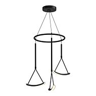 Mobil LED Chandelier in Black by Kuzco Lighting