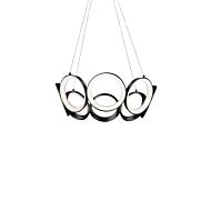 Kuzco Oros LED Contemporary Chandelier in Black