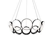 Kuzco Oros LED Contemporary Chandelier in Black