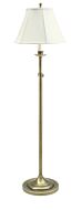 Club 1-Light Floor Lamp in Antique Brass