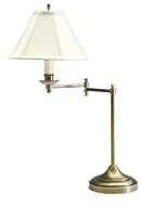 Club 1-Light Table Lamp in Antique Brass