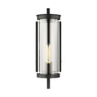 Eastham One Light Wall Lantern in Textured Black by Visual Comfort Studio