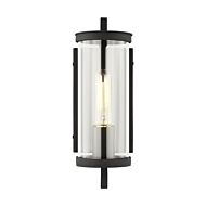 Eastham One Light Wall Lantern in Textured Black by Visual Comfort Studio