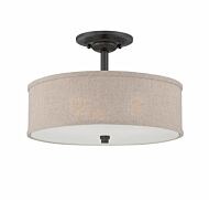 Quoizel Cloverdale Ceiling Light in Mottled Cocoa