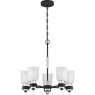 Quoizel Conrad 5 Light 22 Inch Transitional Chandelier in Brushed Nickel