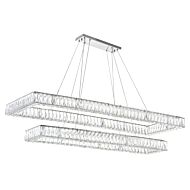 CWI Felicity LED Chandelier With Chrome Finish