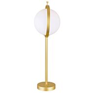 CWI Da Vinci 1 Light Table Lamp With Brass Finish