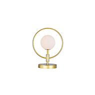 CWI Celeste 1 Light Lamp With Medallion Gold Finish