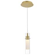 CWI Olinda LED Integrated Satin Gold Mini Pendant